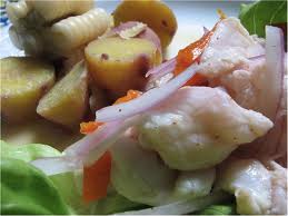 Fresh ceviche is part of the Rapa Nuian diet