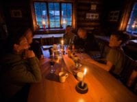 Cozy dinners and evenings by candlelight. Photo credit: Banff Lake Louise Tourism / Paul Zizka Photography.