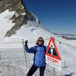 Marybeth Bond at Jungfrau, Switzerland
