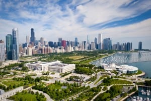 Museum Campus Aerial View. Credit: ©City of Chicago