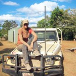 Christine in Outback Australia
