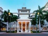 Nicknamed the "First Lady of Waikiki" the Moana Surfrider remains a legendary hotel. Opened 114 years ago.  