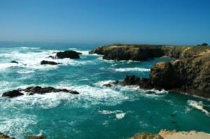 On a clear day, one might almost mistake the Mendocino Headlands for a tropical paradise. But be forewarned; the water is rough and cold! (Photo: Clinton Steeds) 
